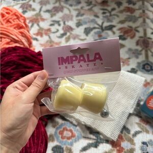 Impala Skate Yellow Quad Stopper Set